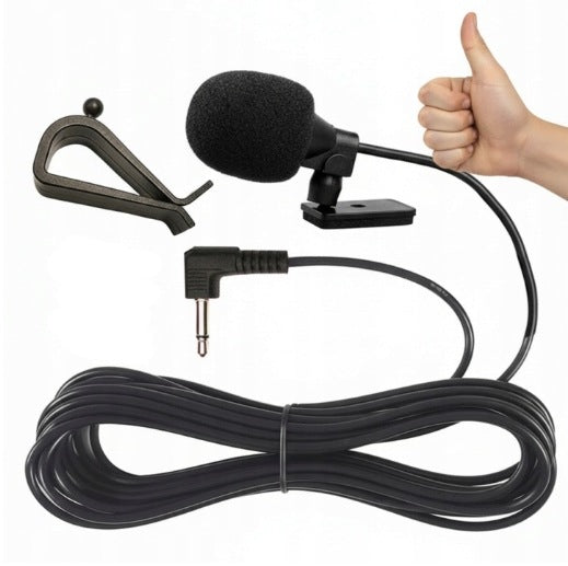 CAR MICROPHONE FOR RADIO/GPS/DVD WITH CLIP