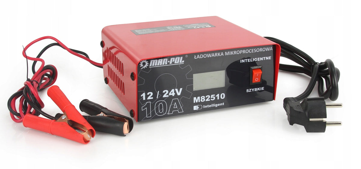CAR MICROPROCESSOR RECTIFIER FOR CHARGING BATTERY 12/24V 10A Model M82510