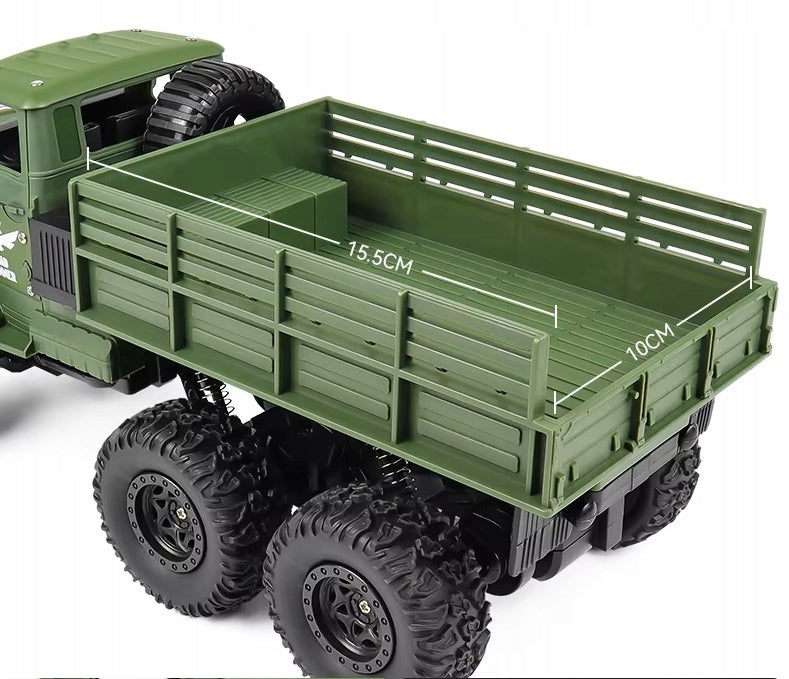 CAR MILITARY TRUCK Remote Controlled RC LIGHTS METAL 4WD Manufacturer code CIĘŻARÓWKA RIVAL