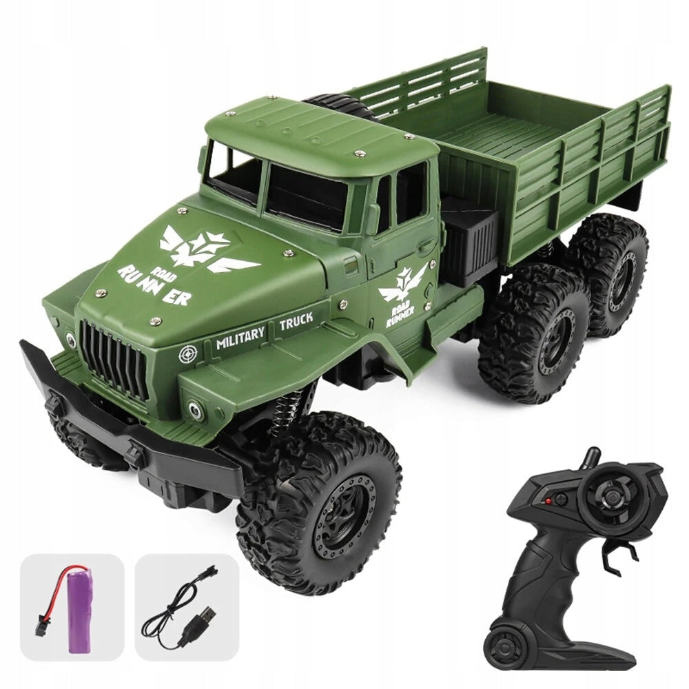 CAR MILITARY TRUCK Remote Controlled RC LIGHTS METAL 4WD