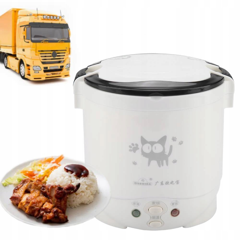CAR MULTICOOKER 1 L RICE COOKER 12V 100W LCD TIMER POT ELE