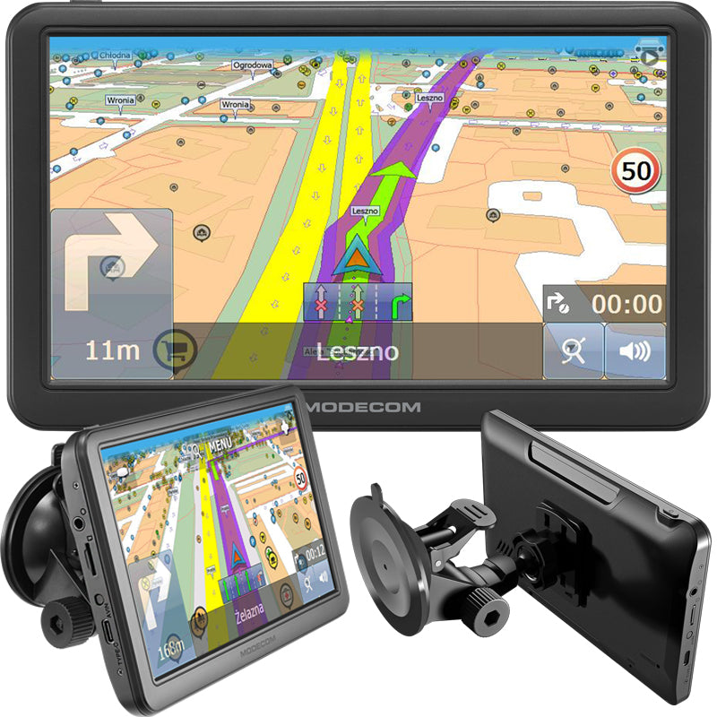 CAR NAVIGATION MODECOM FreeWAY CX7.0 + MapFactor map Europe TFT LCD