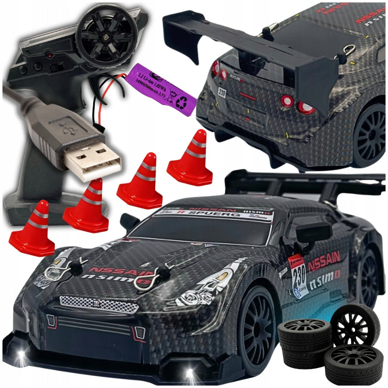 CAR ON REMOTE CONTROL FOR DRIFTING 4X4 DRIFTING CAR REMOTE CONTROLLED RC +WHEELS