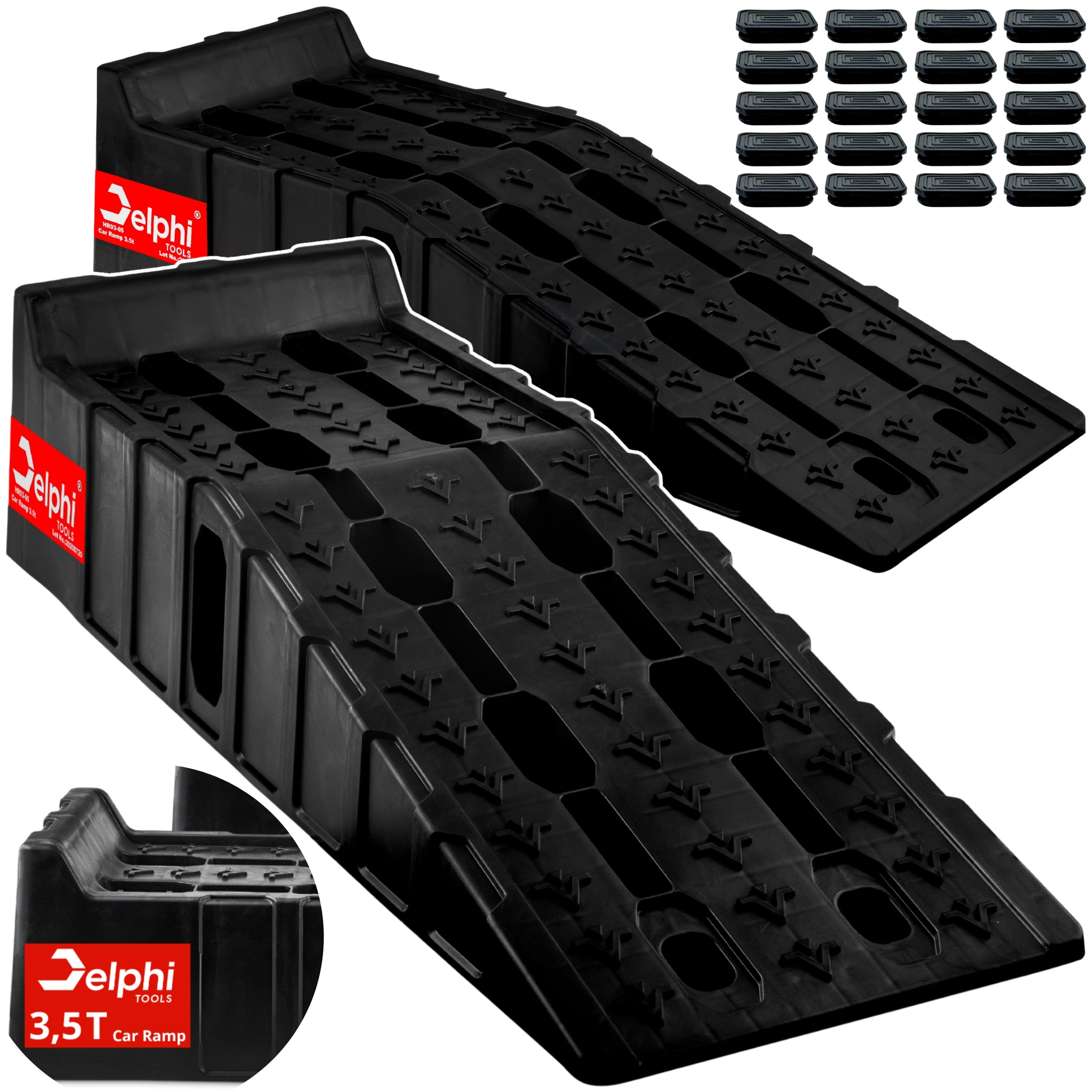 CAR OVERRUN INRUN CAR RAMP DRIVEWAY 3,5T 2 PCS
