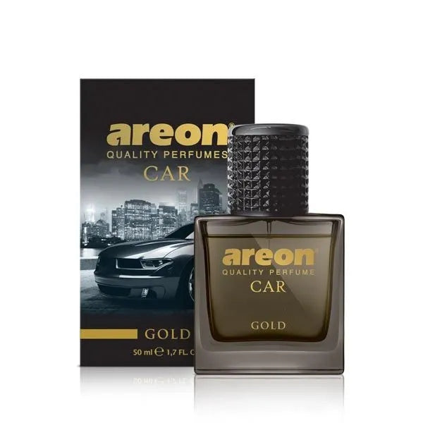 CAR PERFUME CAR FRAGRANCE AREON CAR PERFUMES 50 ml GOLD EAN (GTIN) 3800034963251