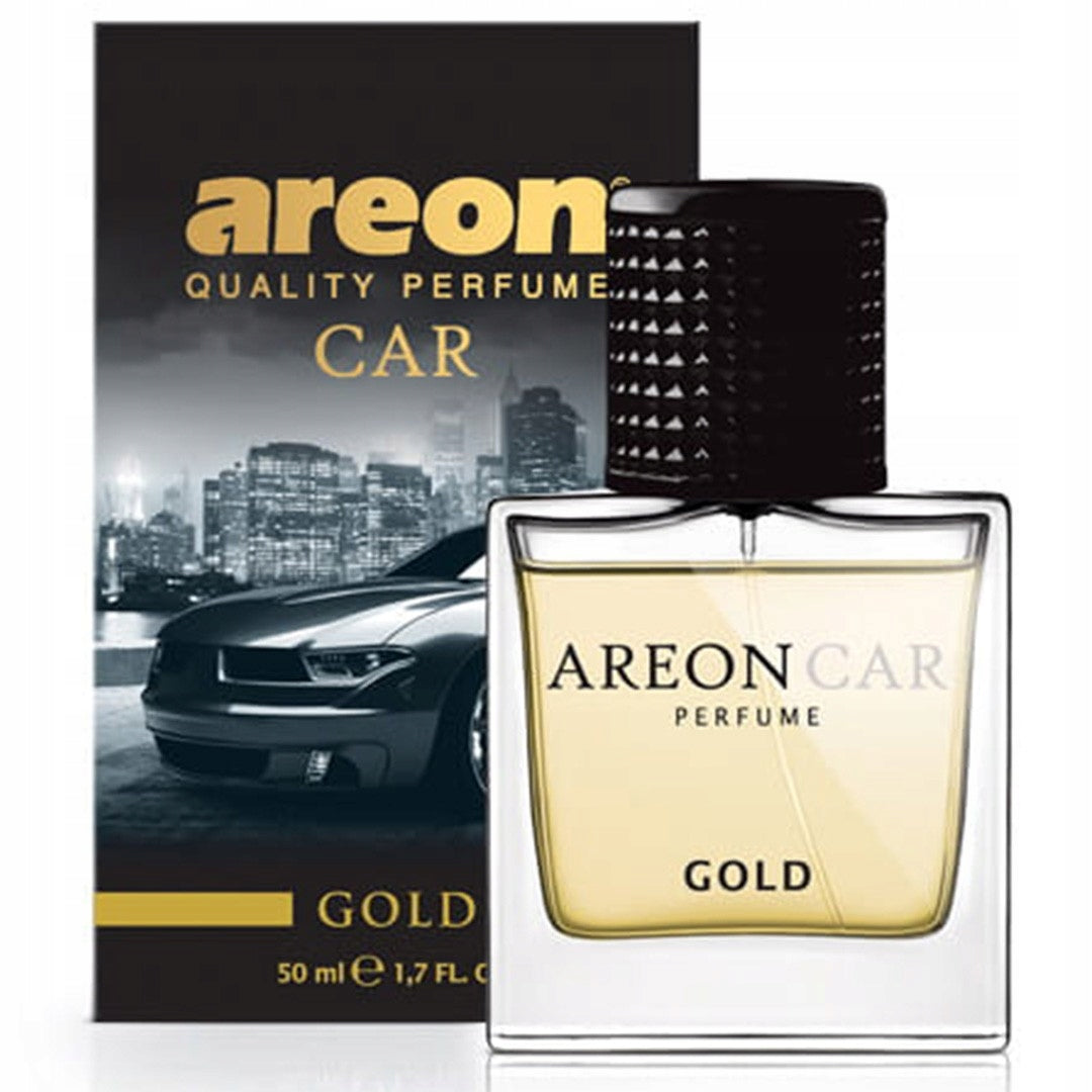 CAR PERFUME CAR FRAGRANCE AREON CAR PERFUMES 50 ml GOLD