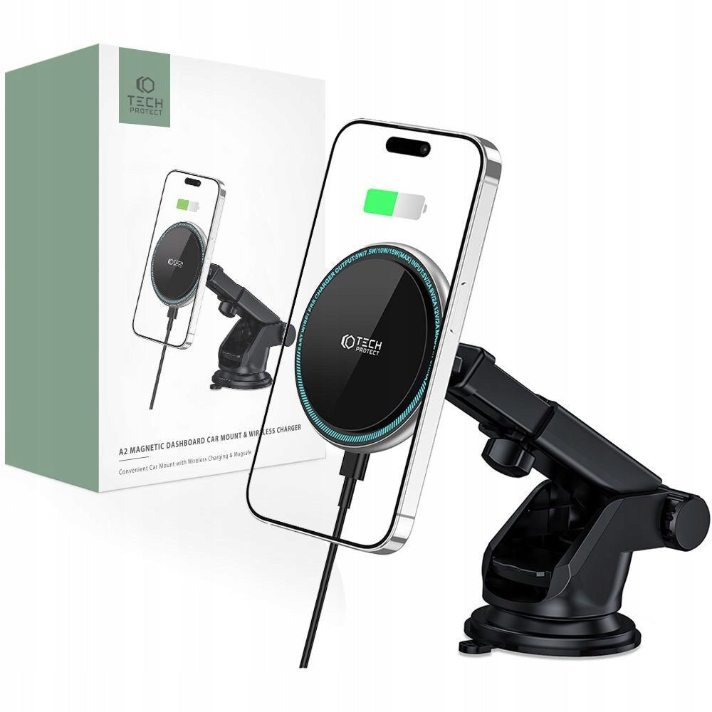 CAR PHONE HOLDER WITH INDUCTION CHARGER MAGSAFE TECH-PROTECT A