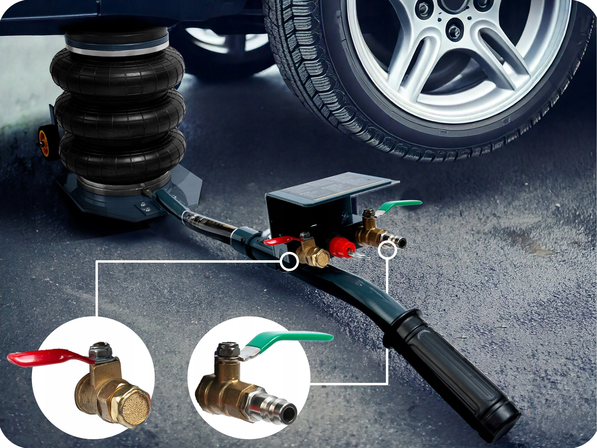 CAR PNEUMATIC LIFT SNOWMAN PILLOW 3,5T Humberg Manufacturer code HM-382