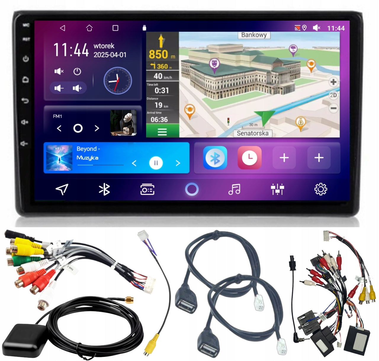 CAR RADIO ANDROID AUDI A4 B6 B7 BT WIFI GPS USB CARPLAY 4GB 64GB