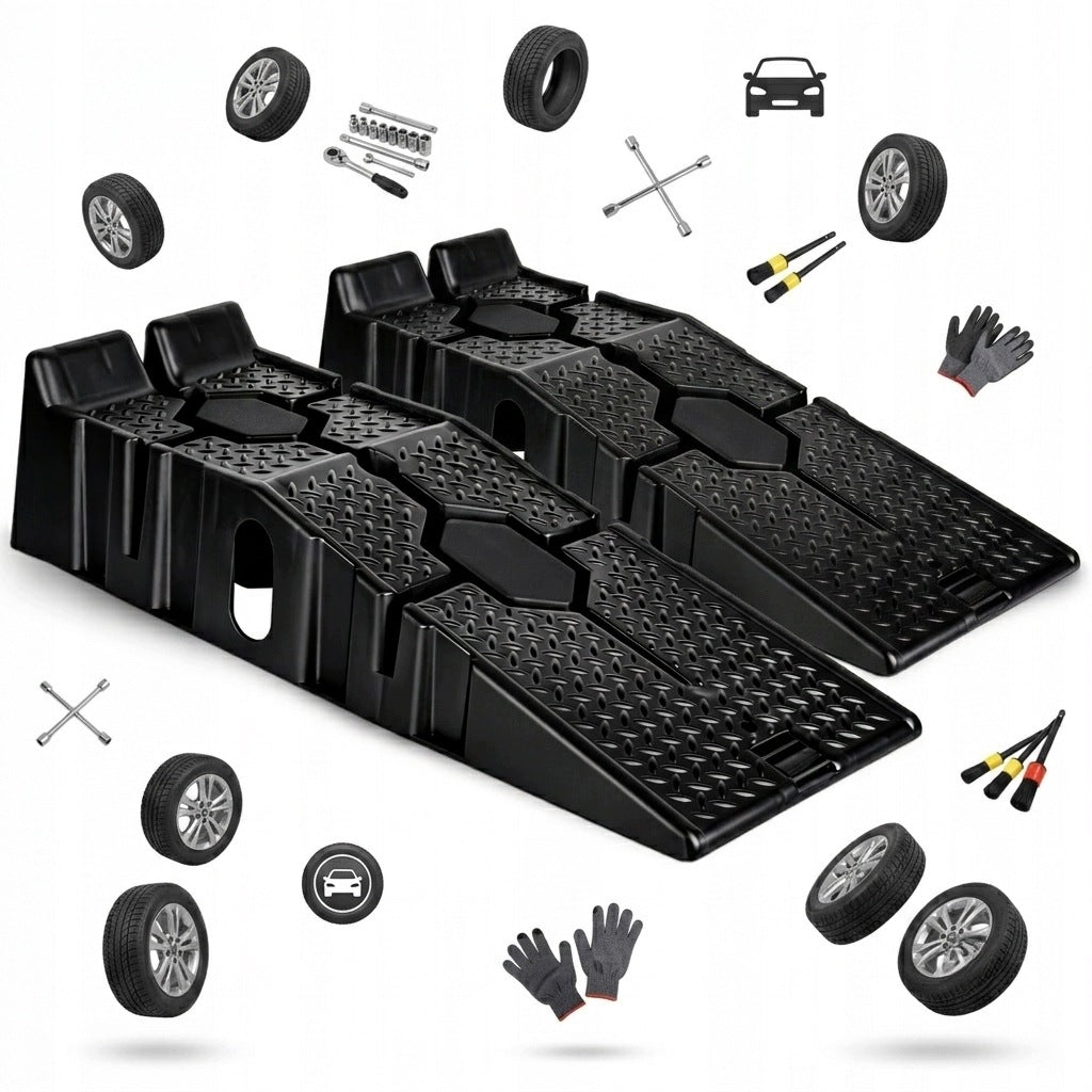 CAR RAIDS DRIVEWAYS Car Ramp Workshop Wide 2PCS 3T