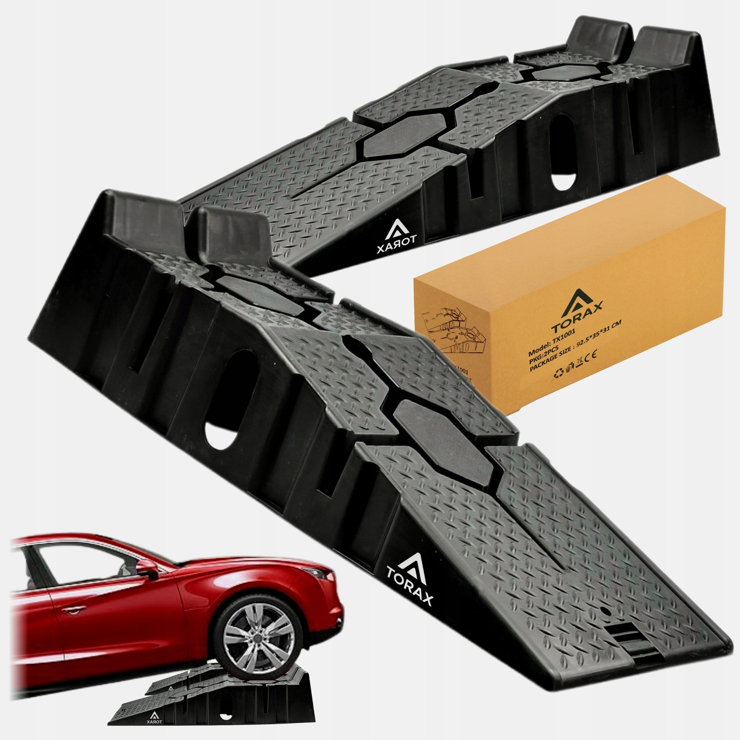 CAR RAIDS WORKSHOP RAMPS 3 tons Height 22,5cm 2pcs Manufacturer code TX1001