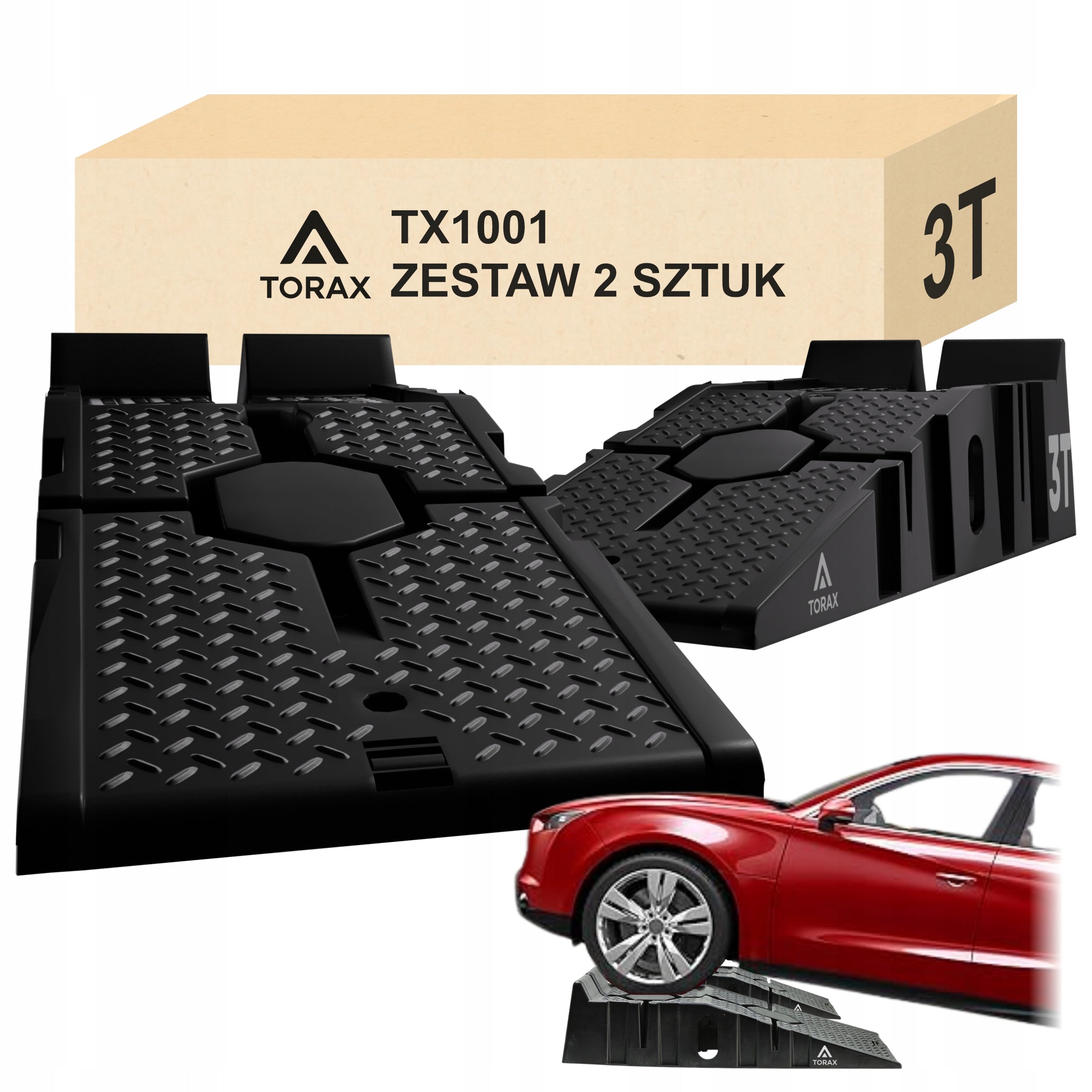 CAR RAIDS WORKSHOP RAMPS 3 tons Height 22,5cm 2pcs