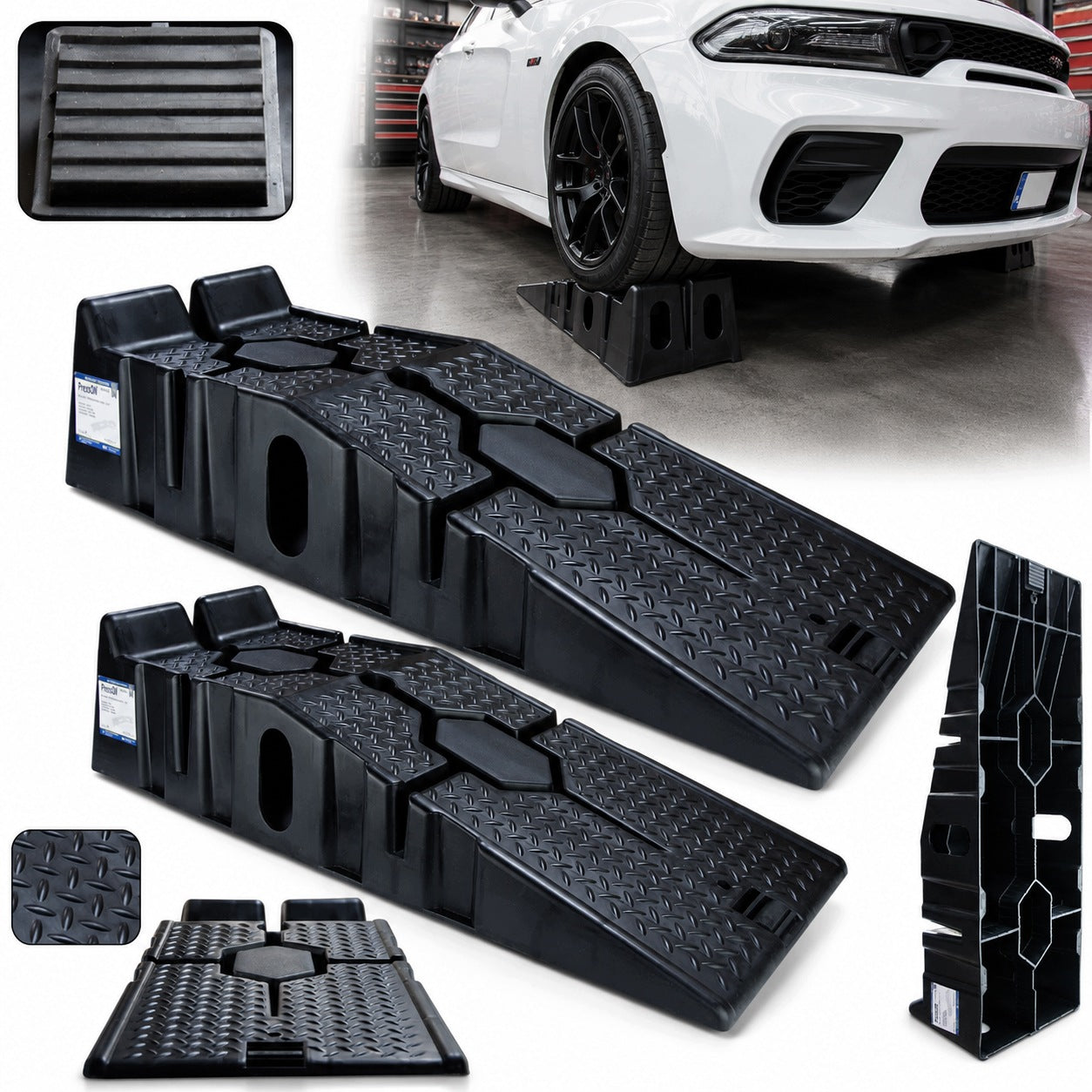 CAR RAIDS WORKSHOP RAMPS SET OF 2PCS 2x2T BARDZ STRONG