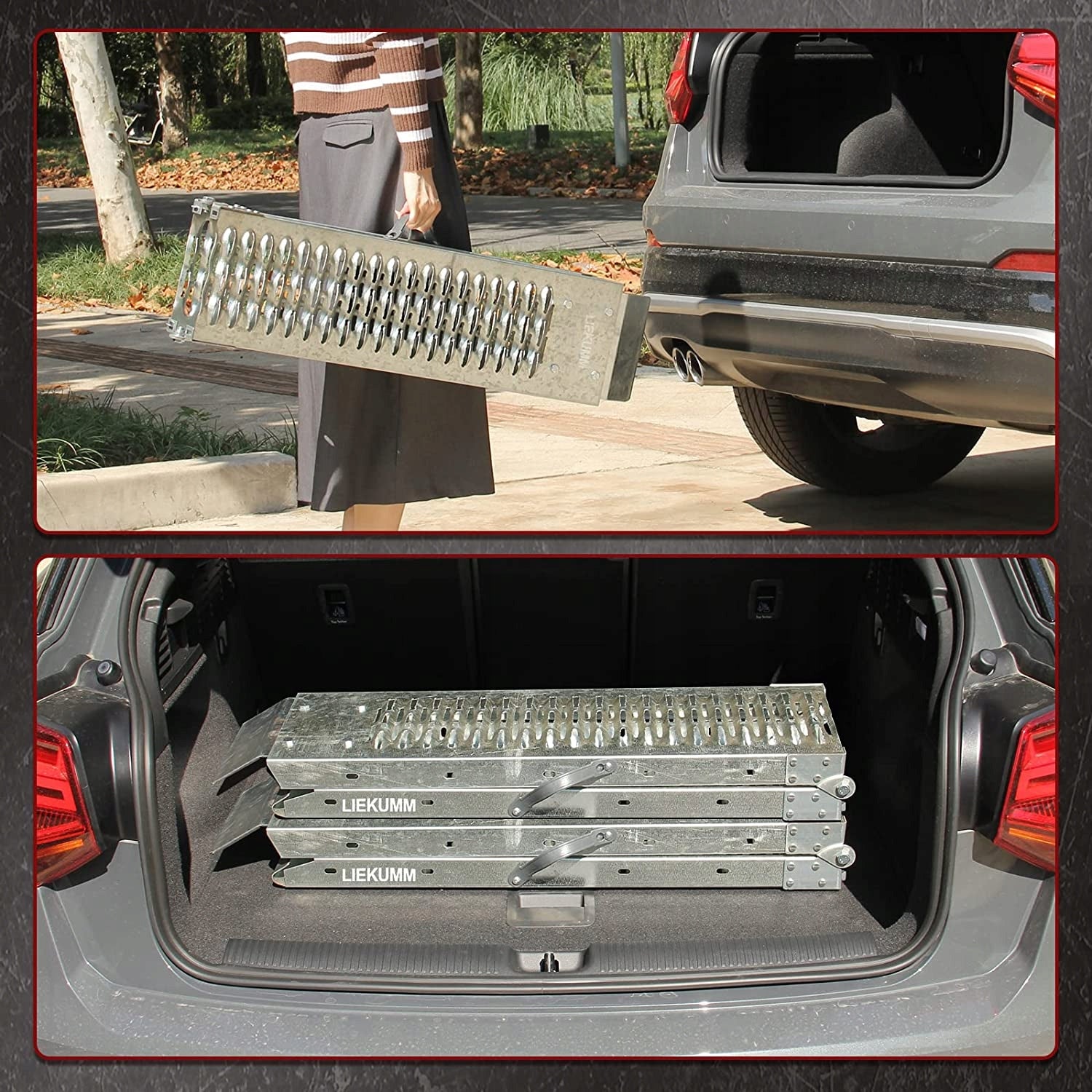 CAR RAMP FOLDING RAMP UP TO 220KG 2 PIECES LIEKUMM PRO Brand no brand