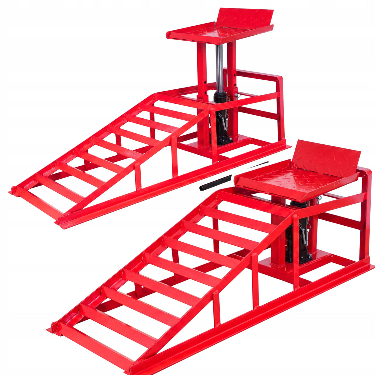 CAR RAMP WITH ACTUATOR 2T TONS - SET - 2PCS | Sherman