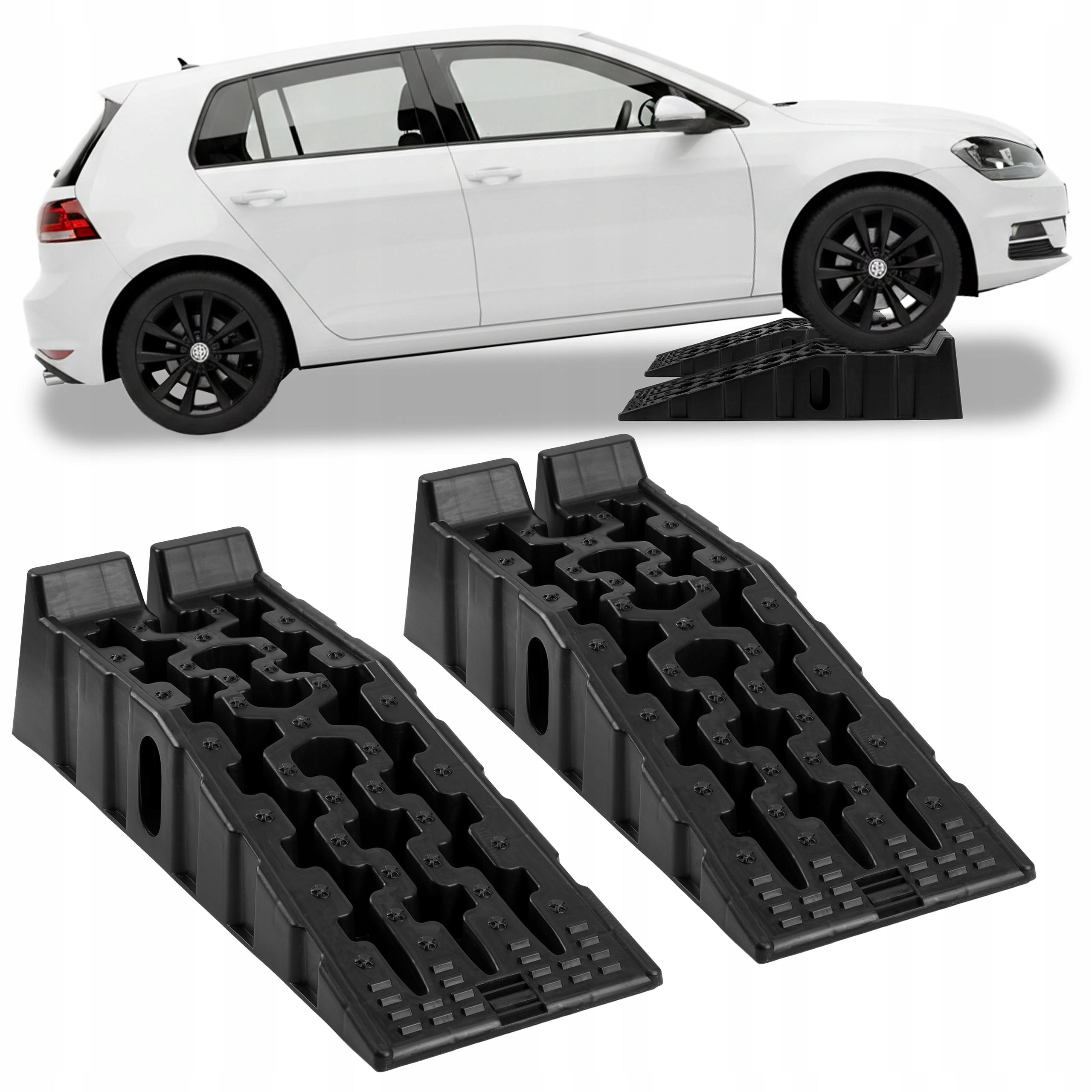 CAR RAMP WORKSHOP RAMP DRIVEWAY FIXIT SET OF TWO ELEMENTS 2T Brand Gockowiak