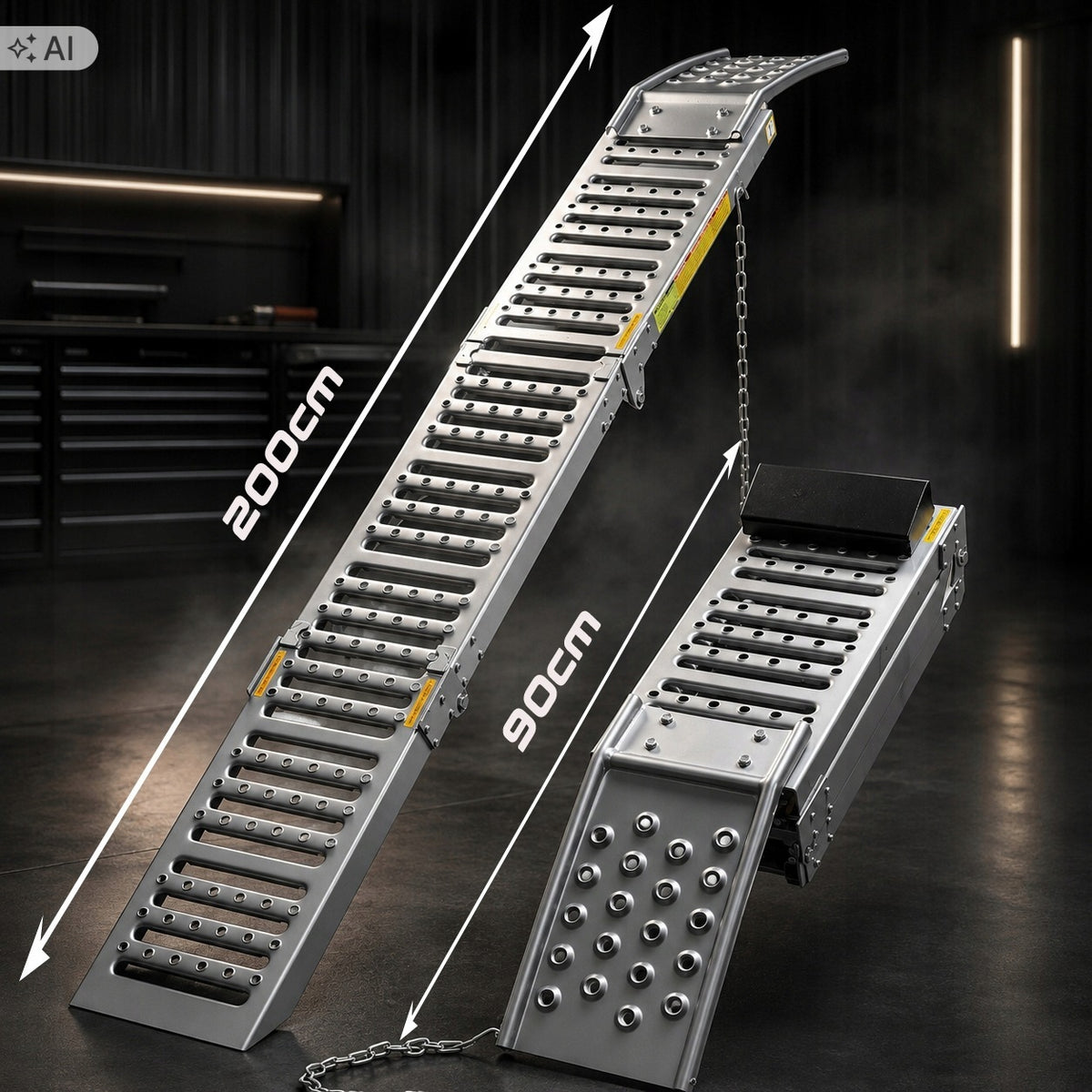 CAR RAMPS 2 PCS WIDE LOADING PLATFORMS 1.6 T tm025 Manufacturer code TM025