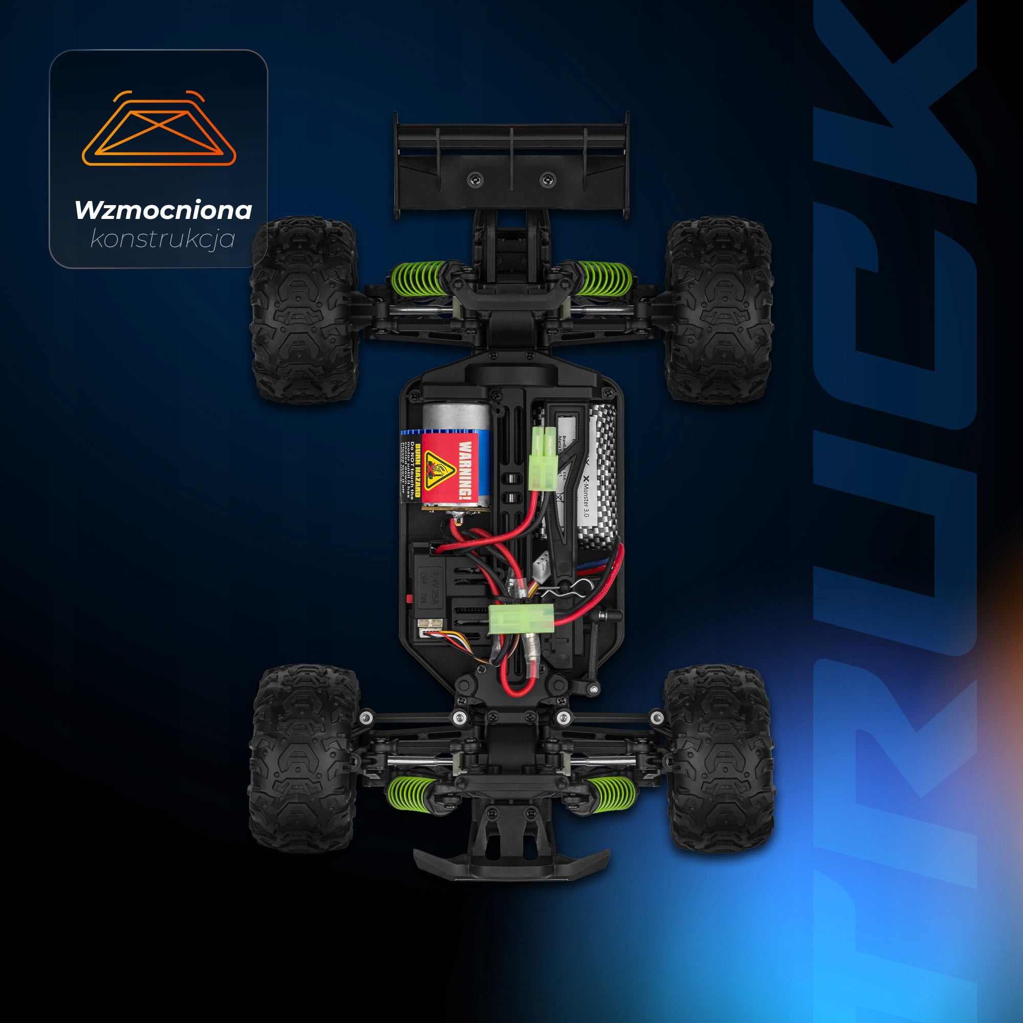 CAR RC AUTO FOR OFF-ROAD REMOTE CONTROL 4x4 LARGE 30km/h + HOUSINGS Manufacturer code SAMOCHÓD ZDALNIE STEROWANY RC NA PREZENT