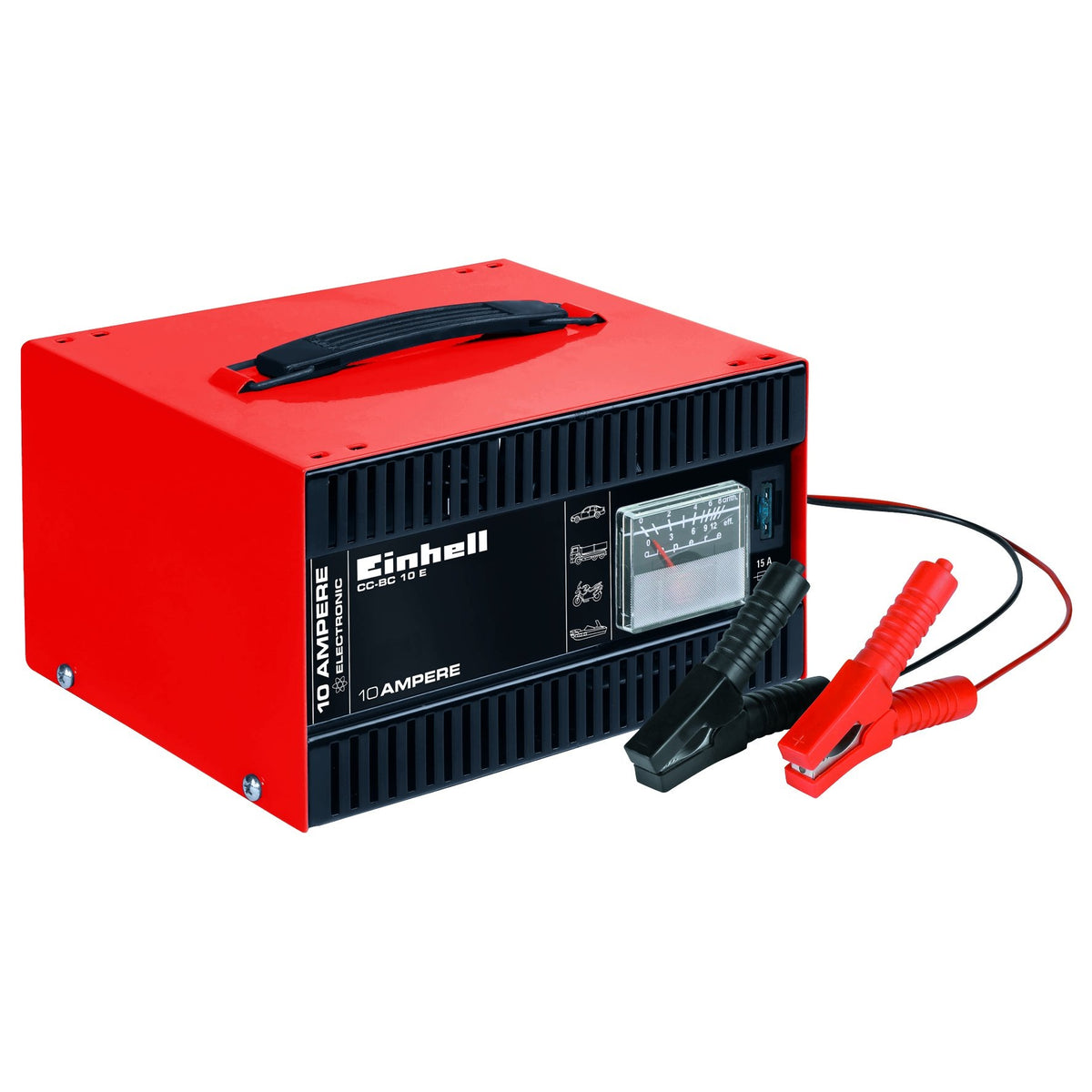CAR RECTIFIER 12V 10A AUTOMATIC AMMETER AUTO MOTO