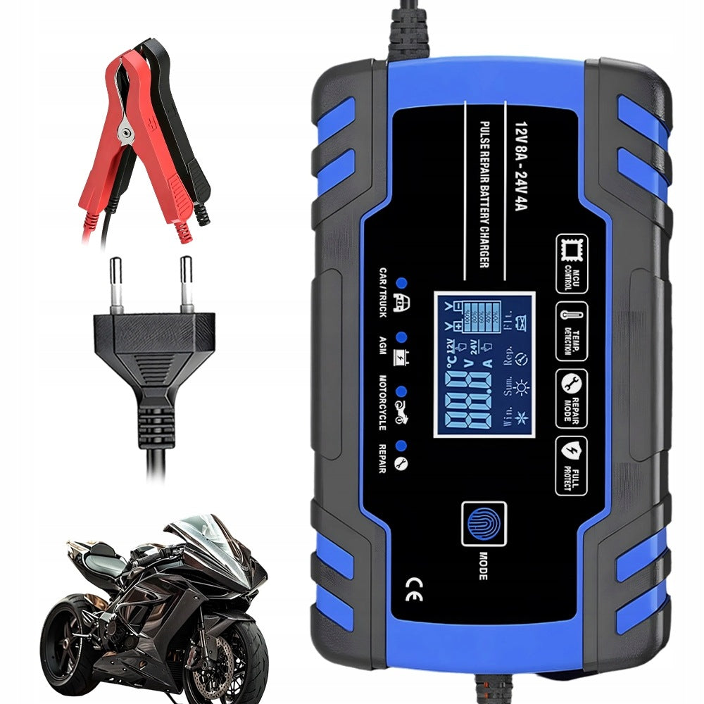 CAR RECTIFIER 12V 24V LCD BATTERY REGENERATION MODE FOR MOTORCYCLES