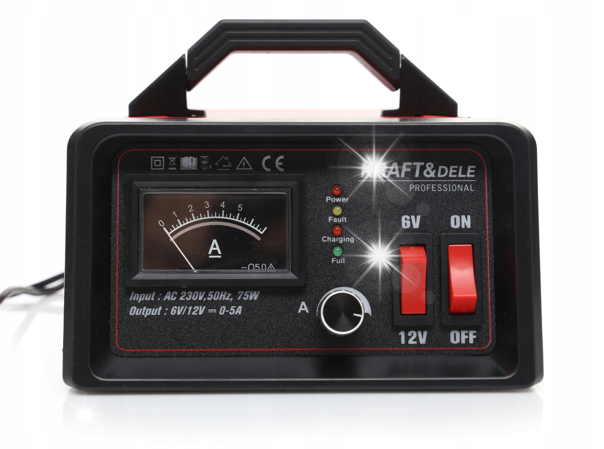 CAR RECTIFIER ADJUSTABLE 6-12V 75AH 5A