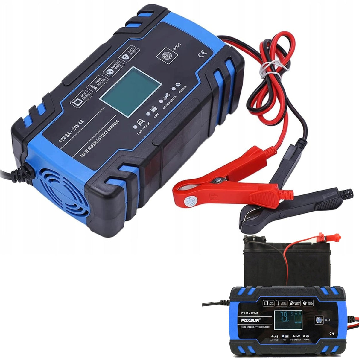 CAR RECTIFIER AUTOMATIC BATTERY REPAIR function 12V 24V