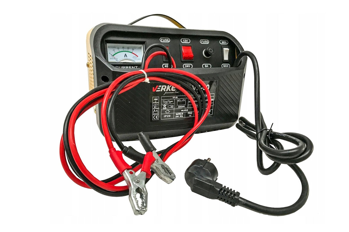 CAR RECTIFIER FOR BATTERIES 12V 24V 30A BATTERY CHARGER Brand Verke