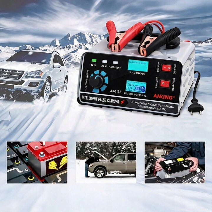 CAR RECTIFIER FOR BATTERIES AUTOMATIC 400W 30A 12V/24V Maximum amperage 30 A
