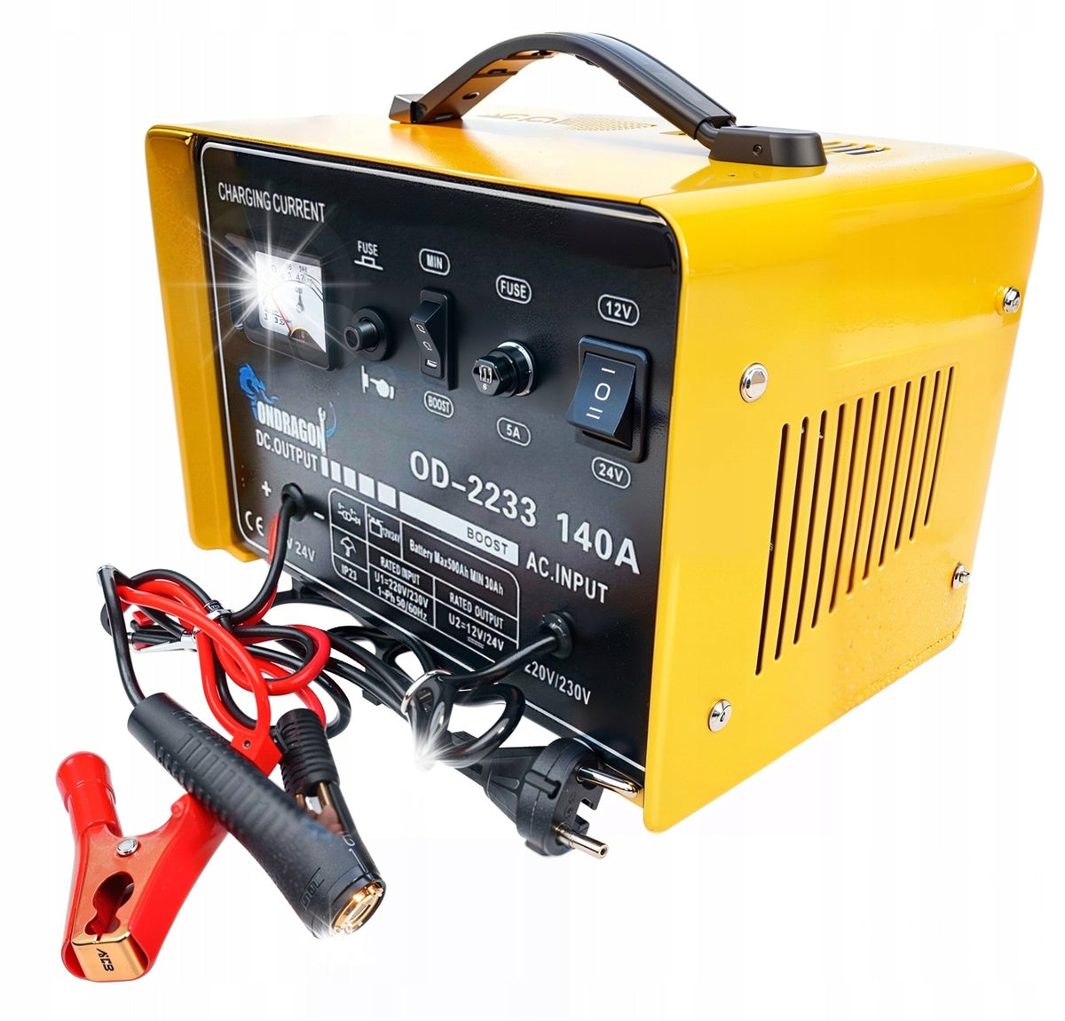 CAR RECTIFIER WITH START FOR CHARGING POWERFUL 140A START 12/24V
