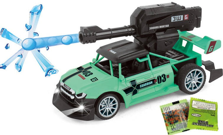 CAR REMOTE CONTROLLED AUTO RC BALL LAUNCHER SHOOTS BATTERY GAME Brand ProNice