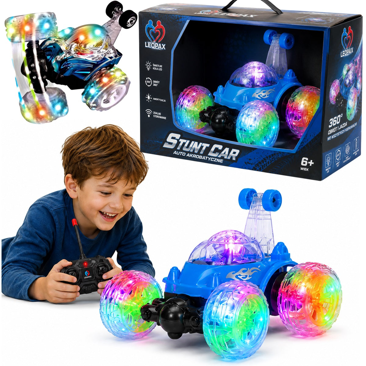 CAR REMOTE CONTROLLED AUTO twister + BATTERY Packaging status original