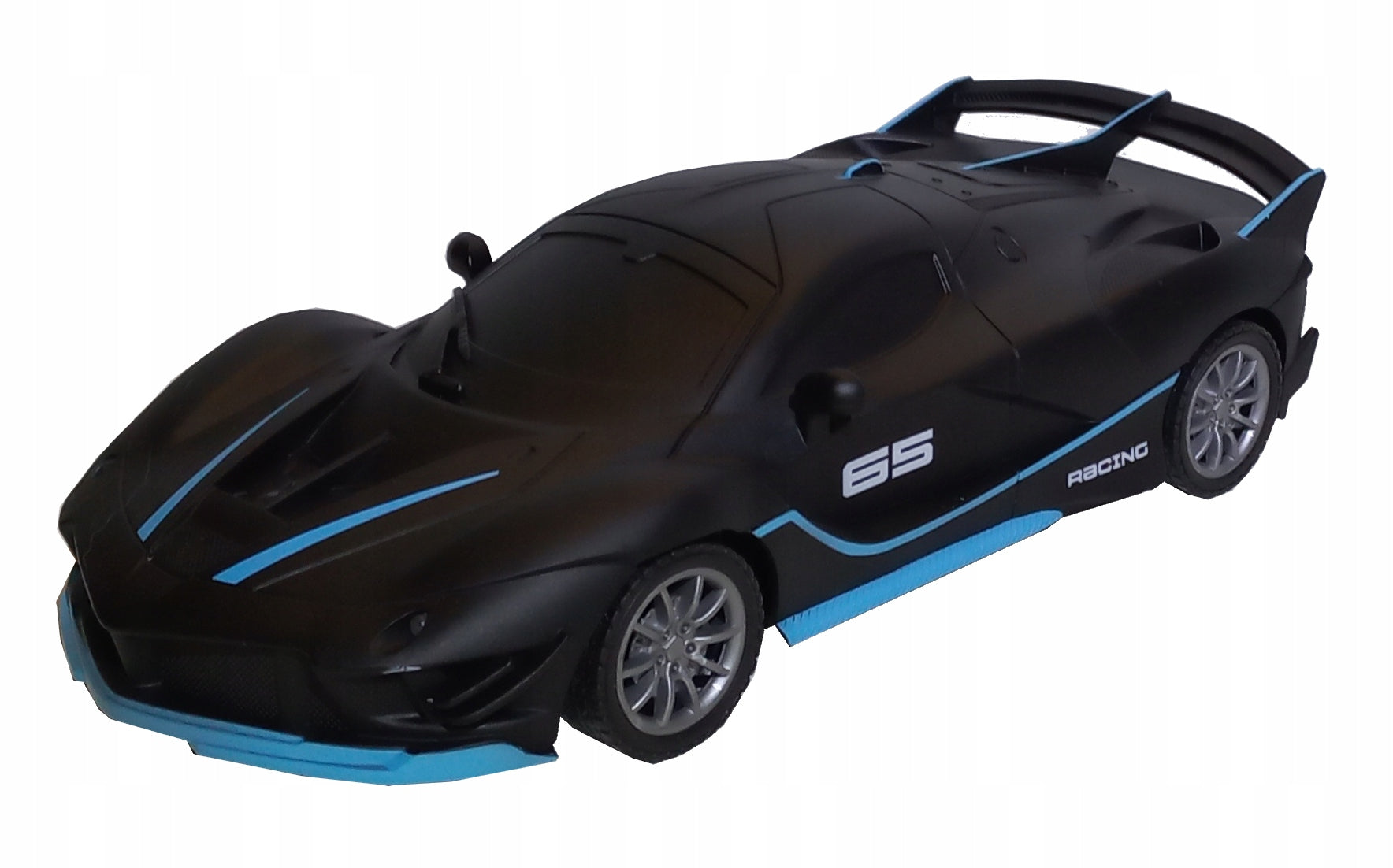 CAR REMOTE CONTROLLED BLACK HYPERCAR MODEL R/C