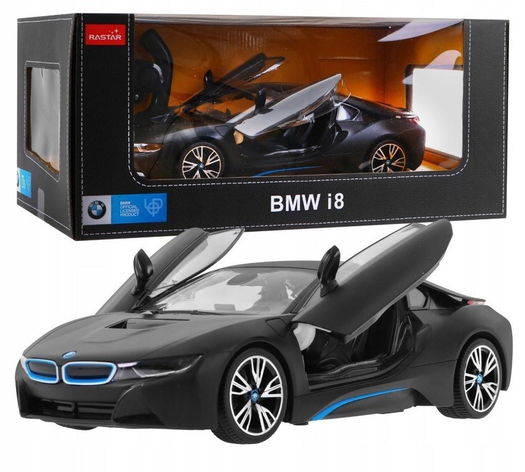 CAR REMOTE CONTROLLED CAR BMW I8 RASTAR 1:14 BLACK