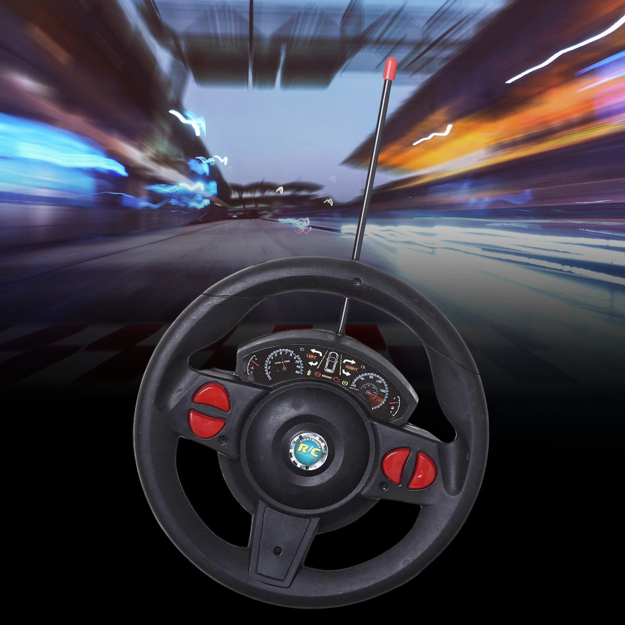 CAR REMOTE CONTROLLED CAR FOR REMOTE CONTROL RC LARGE STEERING WHEEL PEDALS GIFT Brand no brand