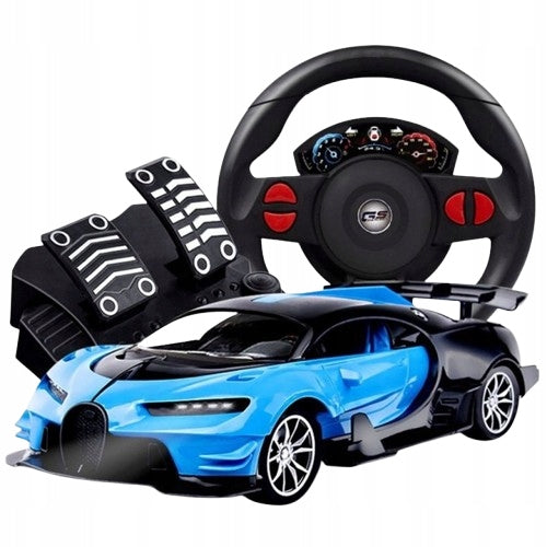 CAR REMOTE CONTROLLED CAR FOR REMOTE CONTROL RC LARGE STEERING WHEEL PEDALS GIFT