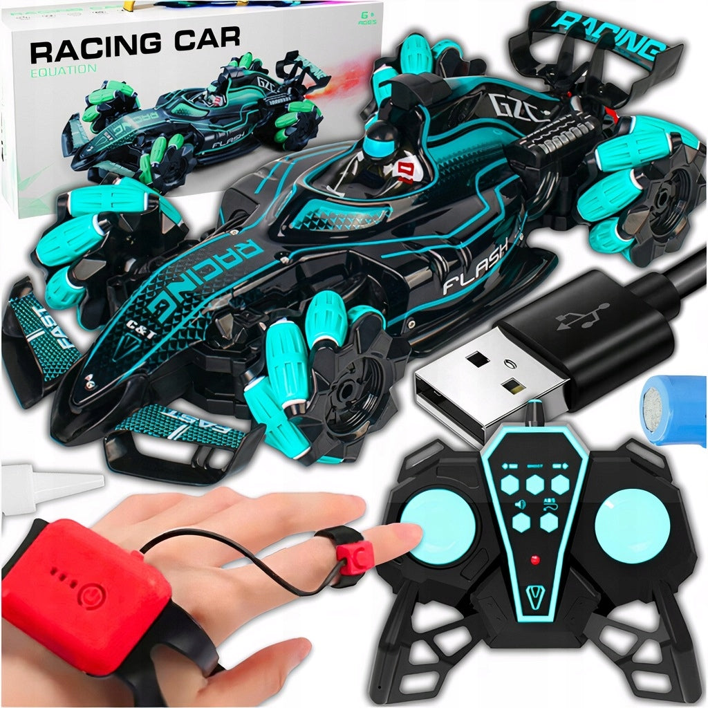 CAR REMOTE CONTROLLED LARGE AUTO REMOTE CONTROL RC + DRIFT 4x4 CONTROL WATCH Packaging status original