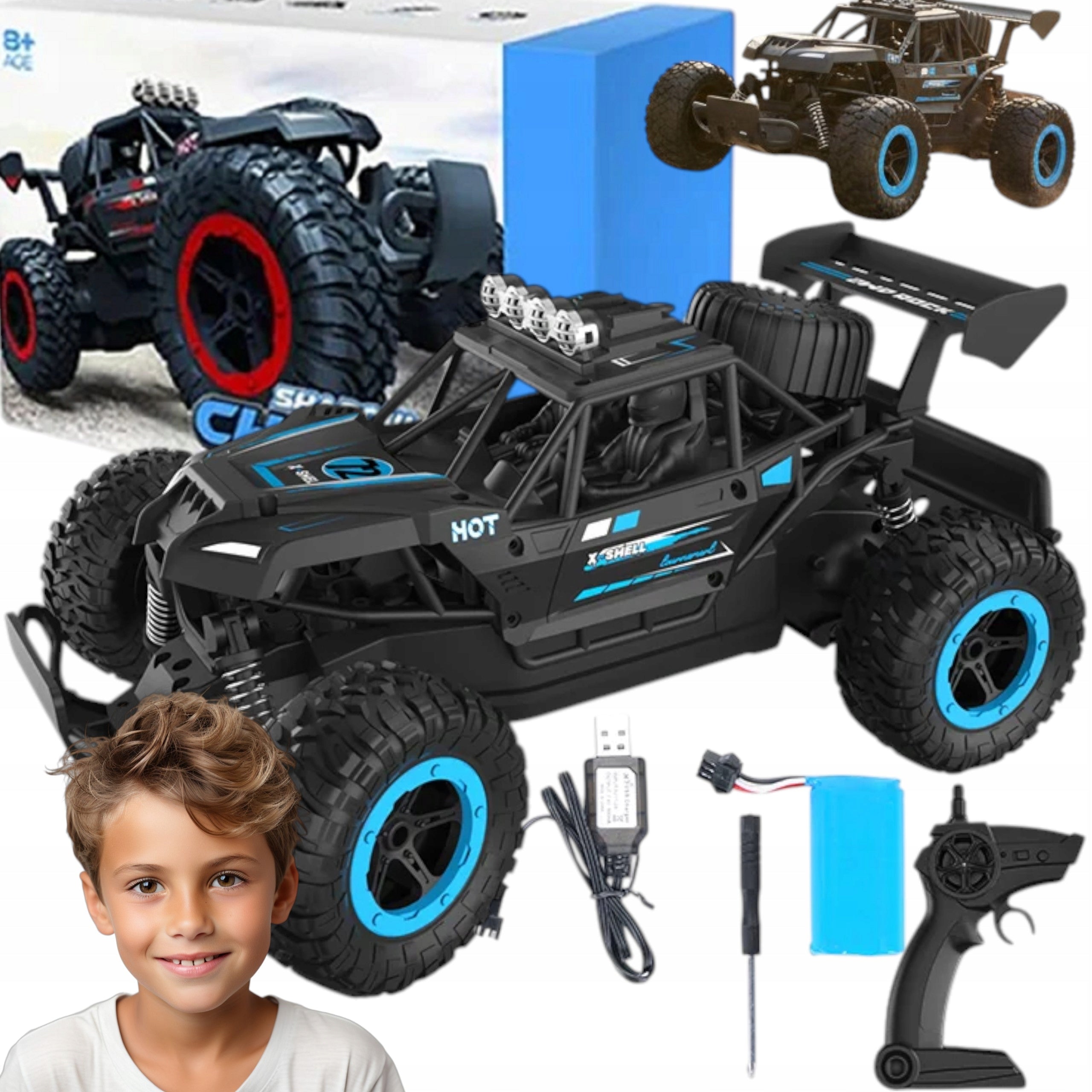 CAR REMOTE CONTROLLED MONSTER TRUCK AR4 RC GIFT FOR CHILDREN