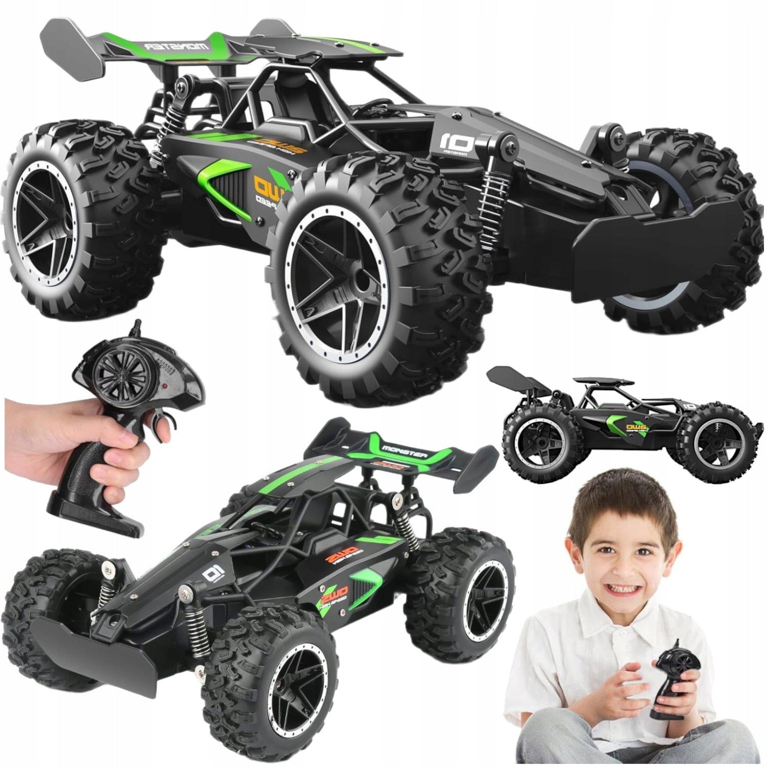 CAR REMOTE CONTROLLED OFF-ROAD CAR RC REMOTE CONTROL 2,4GHz TOY GIFT