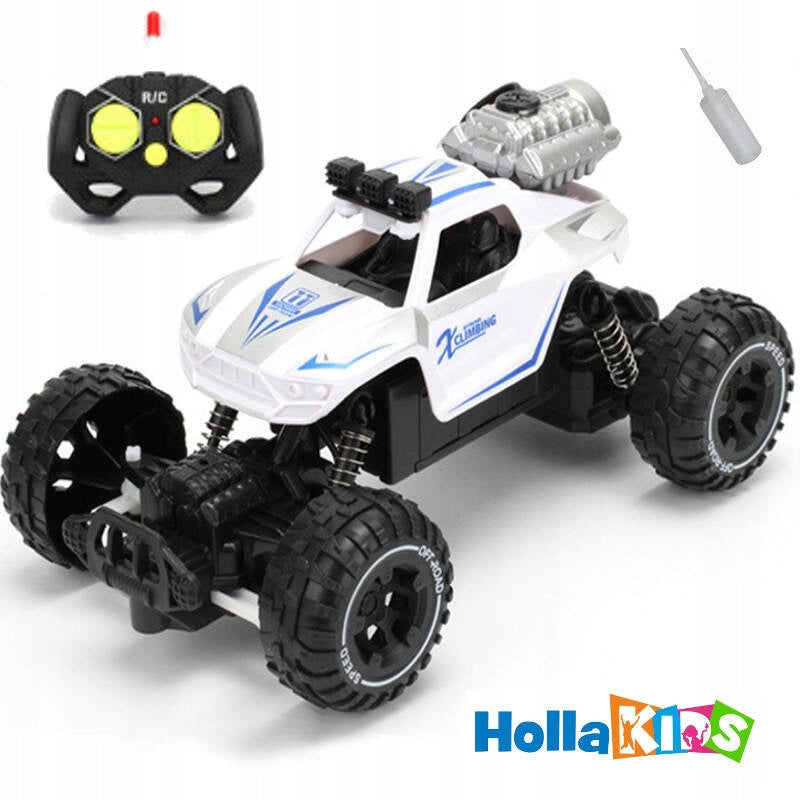 CAR REMOTE CONTROLLED OFF-ROAD CLIMBER SMOKE EFFECT EXHAUST LIGHT PILOT Character/Title other