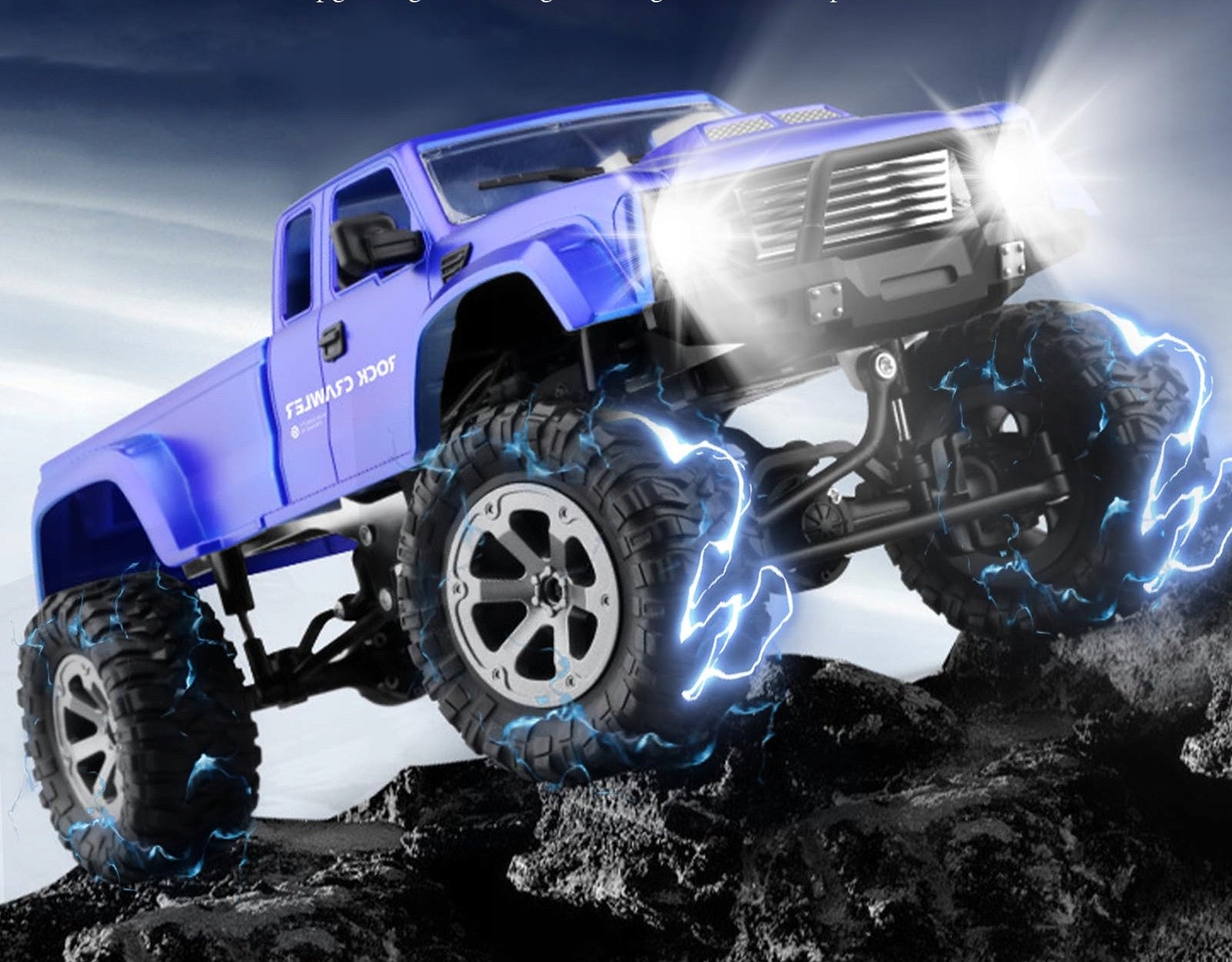 CAR REMOTE CONTROLLED OFF-ROAD RC PICKUP 4x4 ROCK CRAWLER Packaging status original