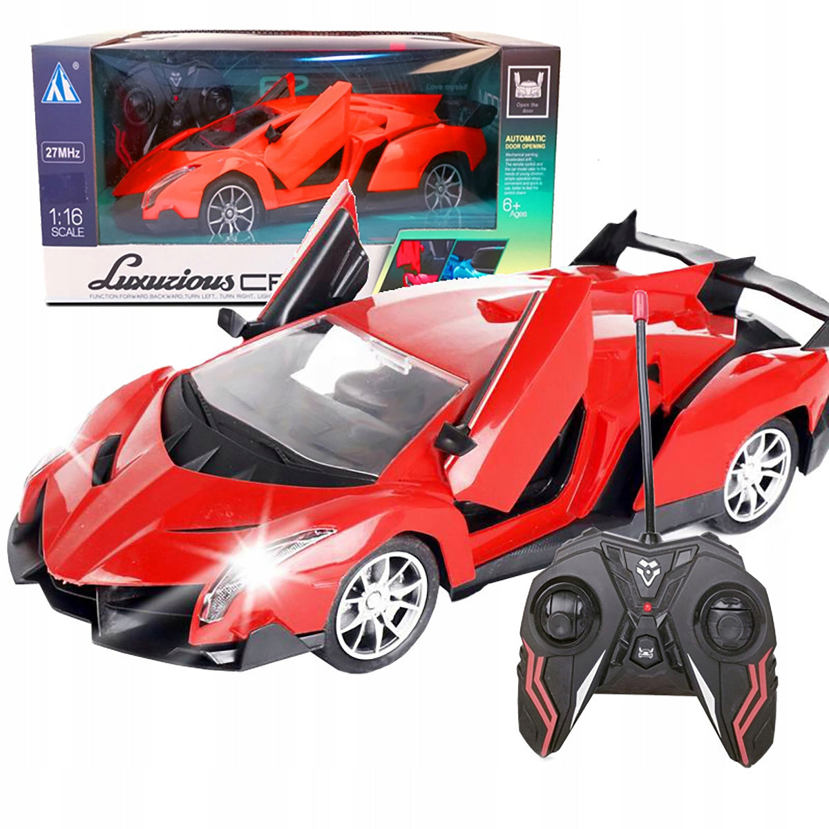 CAR REMOTE CONTROLLED OPENING DOOR REMOTE CONTROL SPORTS CAR R/C REMOTE CONTROL