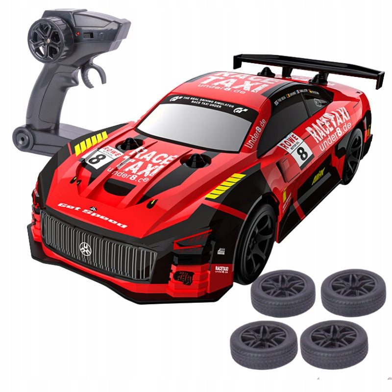 CAR REMOTE CONTROLLED RACING CAR DRIFT ADDITIONAL TIRES LEMON Q165 Packaging status original