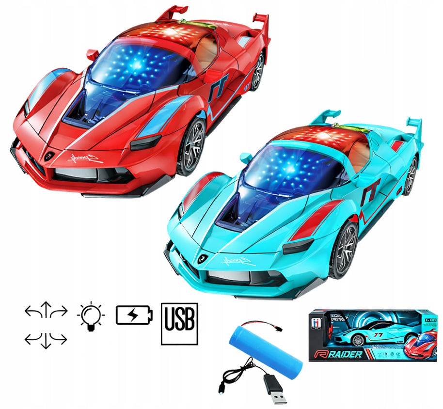 CAR REMOTE CONTROLLED RADIO CAR GLOWING WITH USB CHARGER Packaging status original