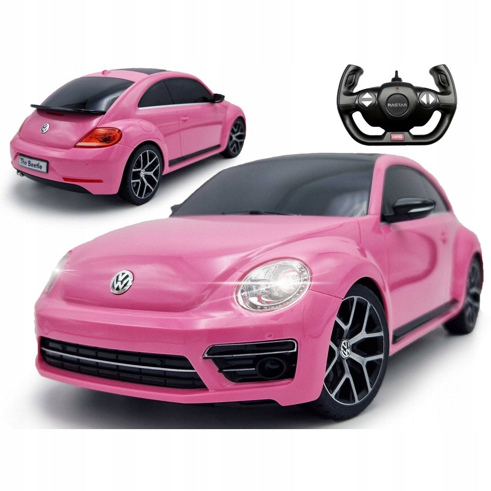 CAR REMOTE CONTROLLED RC AUTO FOR REMOTE CONTROL VW BEETLE HUNCHBACK PINK LEDY