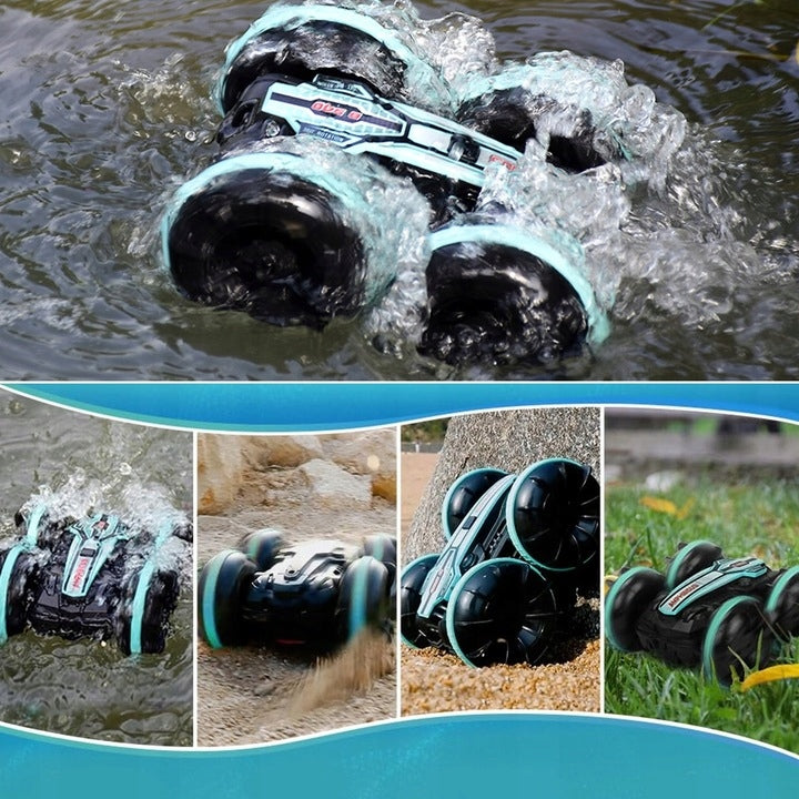 CAR REMOTE CONTROLLED RC GESTURES AMPHIBIOUS 4x4 360° FLOATING 2 REMOTE CONTROLS Packaging status original