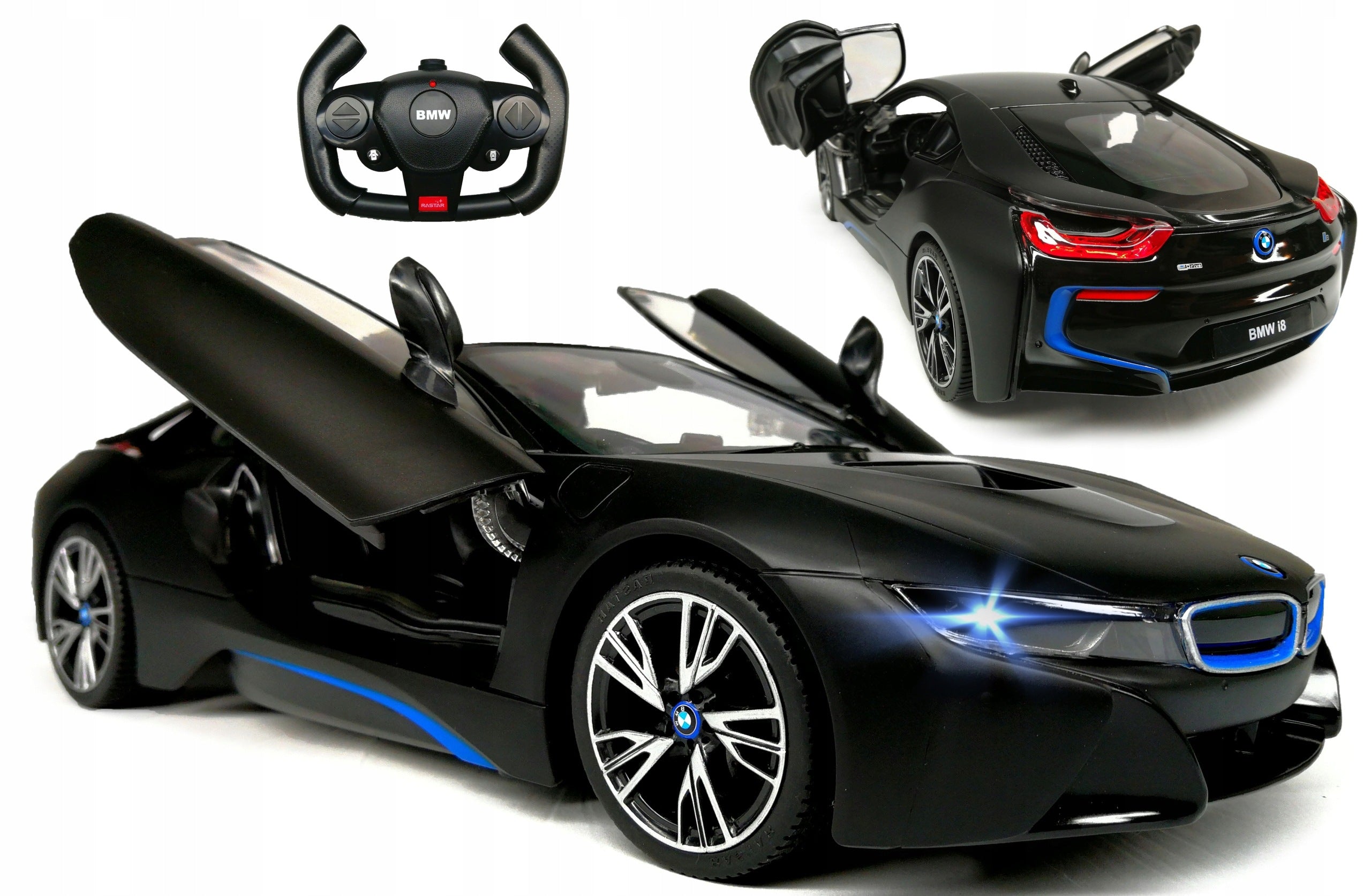 CAR REMOTE CONTROLLED RC LARGE CAR BMW OPENING DOOR WITH REMOTE CONTROL LEDY