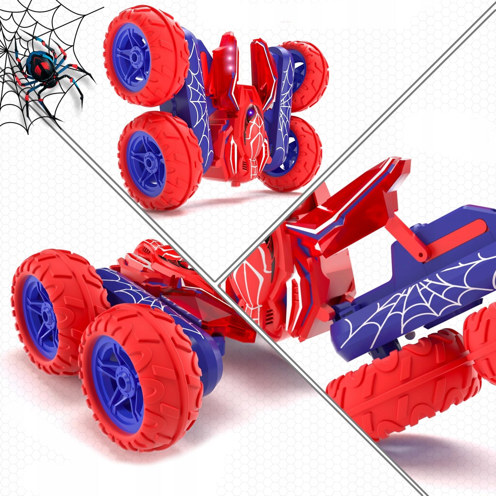 CAR REMOTE CONTROLLED RC STUNT CAR AUTO SPIDER FAST 4X4 360 REMOTE CONTROL LED Manufacturer code SAMOCHÓD KASKADERSKI STEROWANY DLA DZIECI