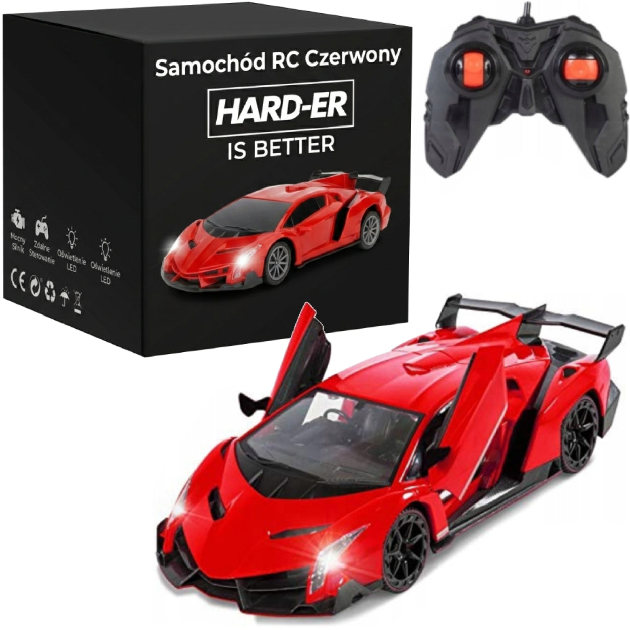 CAR REMOTE CONTROLLED SPORTS RC PILOT DRIFT OPENING DOOR Hard-er