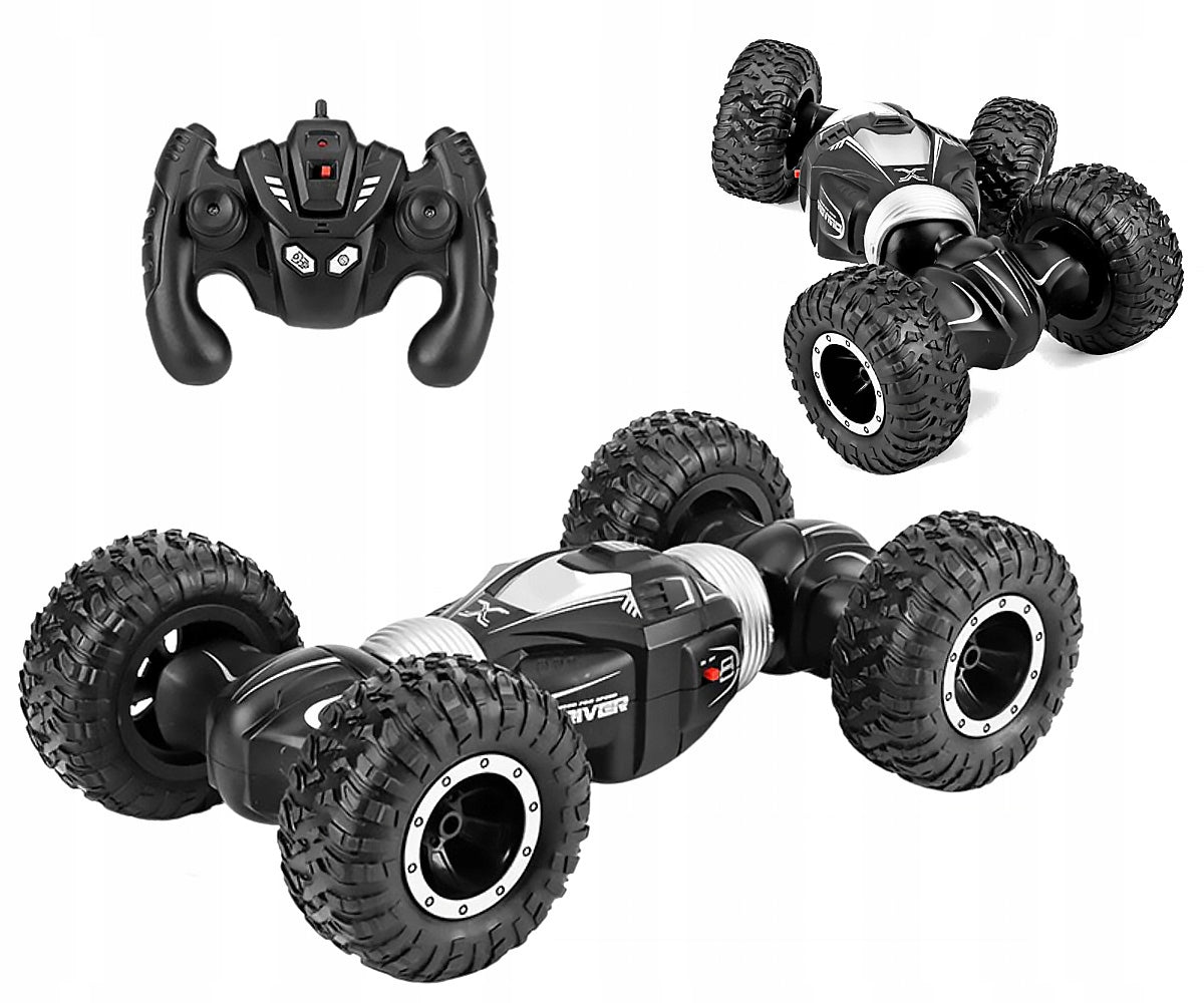 CAR REMOTE CONTROLLED STUNT 4x4 RC REMOTE CONTROL FOR KIDS BLACK EAN (GTIN) 5903357601904