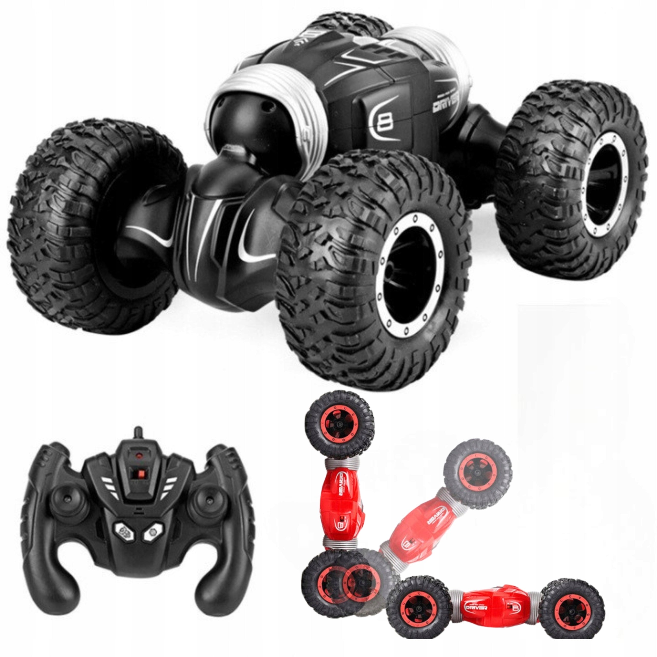 CAR REMOTE CONTROLLED STUNT 4x4 RC REMOTE CONTROL FOR KIDS BLACK
